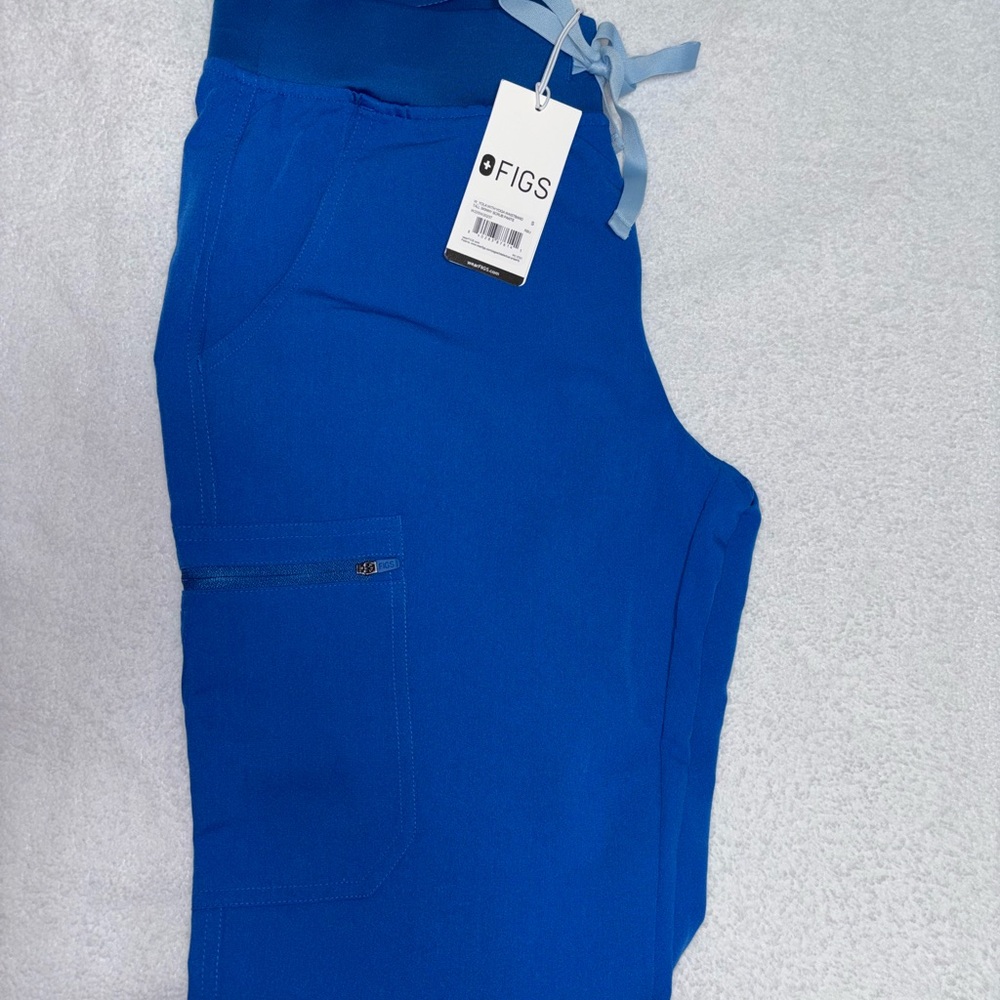 Figs Royal Blue Scrub Pants